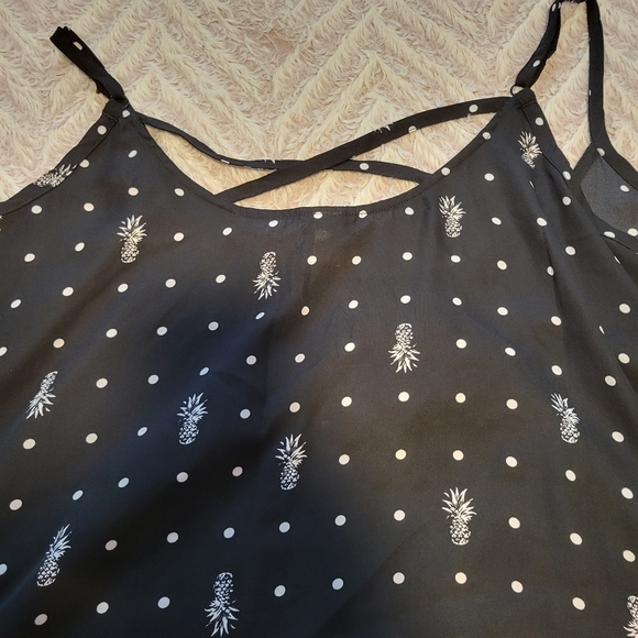 Torrid Size 5 Pineapple Chiffon Cami - Picture 7 of 9